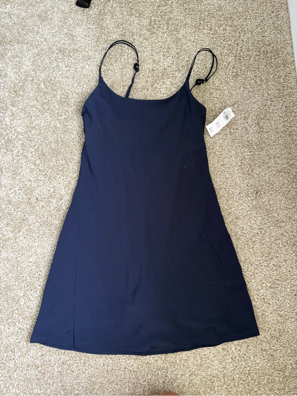 Abercrombie & Fitch Navy Slip Dress